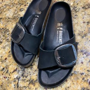 Birkenstock big buckle sandals